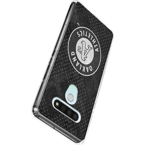 MLB Oakland Athletics Dark Wash LG Stylo 6 Clear Case