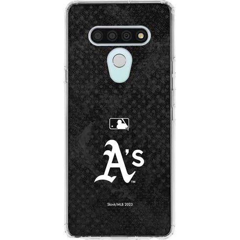 MLB Oakland Athletics Dark Wash LG Stylo 6 Clear Case