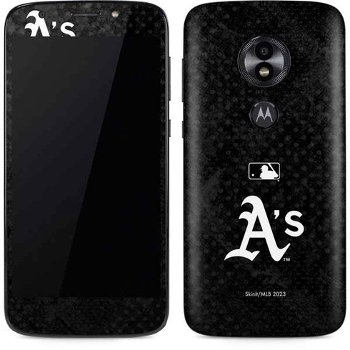 MLB Oakland Athletics Dark Wash Moto E5 Play Skin
