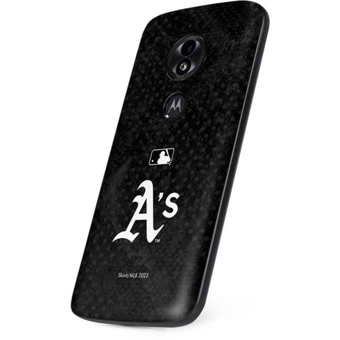 MLB Oakland Athletics Dark Wash Moto E5 Play Skin