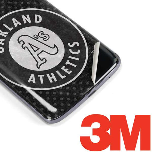 MLB Oakland Athletics Dark Wash Moto E5 Plus Skin
