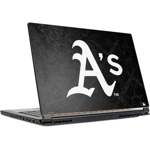 MLB Oakland Athletics Dark Wash MSI GS65 Stealth Laptop Skin