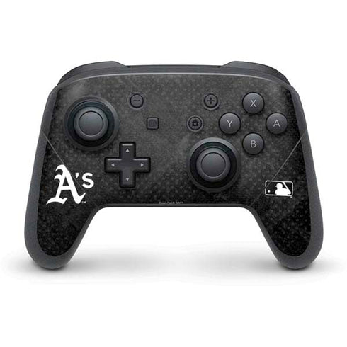 MLB Oakland Athletics Dark Wash Nintendo Switch Pro Controller Skin