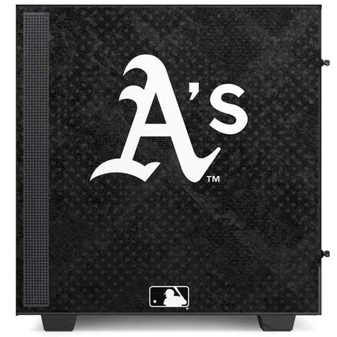 MLB Oakland Athletics Dark Wash NZXT H510 Compact ATX Mid-Tower Case Skin