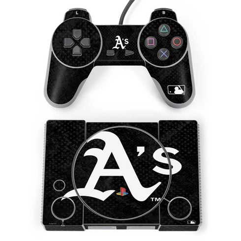 MLB Oakland Athletics Dark Wash PlayStation Classic Bundle Skin