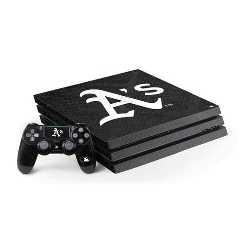 MLB Oakland Athletics Dark Wash PS4 Pro Bundle Skin