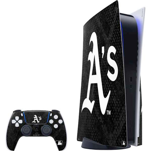 MLB Oakland Athletics Dark Wash PS5 Bundle Skin
