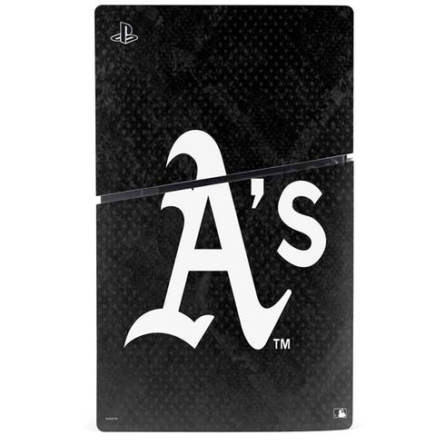 MLB Oakland Athletics Dark Wash PS5 Slim Disk Bundle Skin