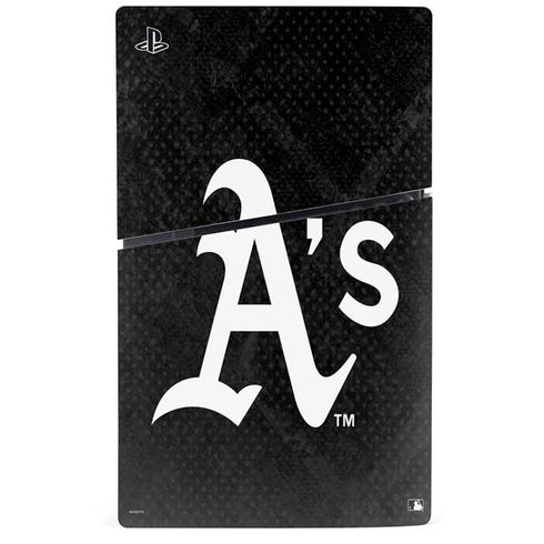 MLB Oakland Athletics Dark Wash PS5 Slim Disk Console Skin