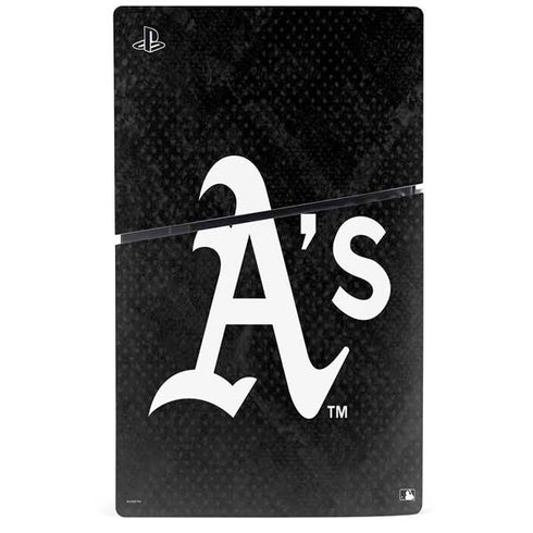 MLB Oakland Athletics Dark Wash PS5 Slim Digital Edition Console Skin
