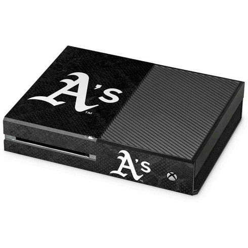 MLB Oakland Athletics Dark Wash Xbox One Console Skin