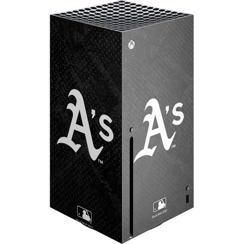 MLB Oakland Athletics Dark Wash Xbox Series X Console Skin