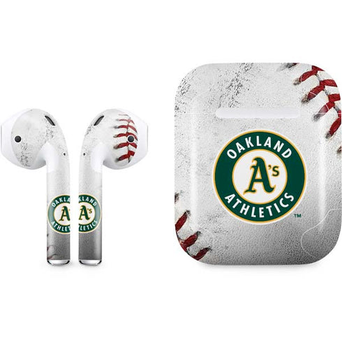 MLB Oakland Athletics Game Ball Apple AirPods Skin
