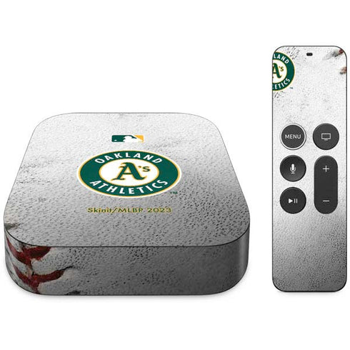 MLB Oakland Athletics Game Ball Apple TV Skin
