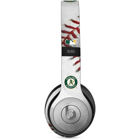 MLB Oakland Athletics Game Ball Beats Solo 2 Wired Skin