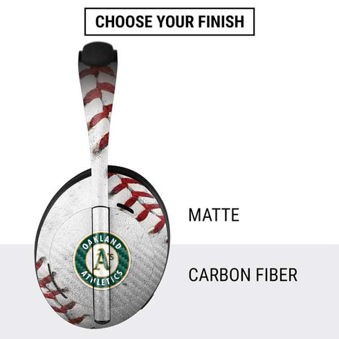 MLB Oakland Athletics Game Ball Bose Noise Cancelling Headphones 700 Skin