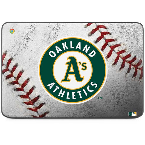 MLB Oakland Athletics Game Ball HP Chromebook Skin