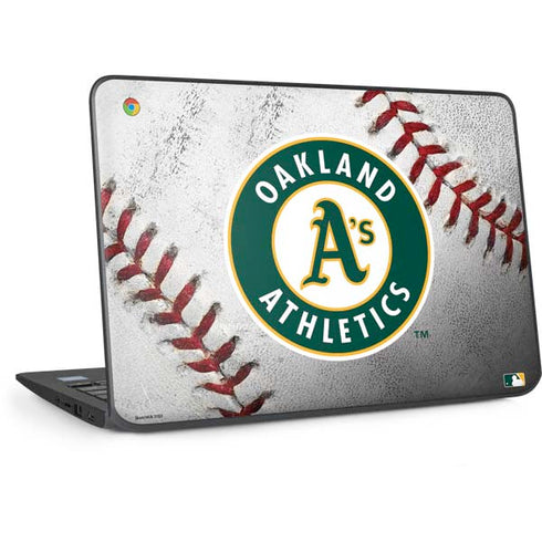 MLB Oakland Athletics Game Ball HP Chromebook Skin