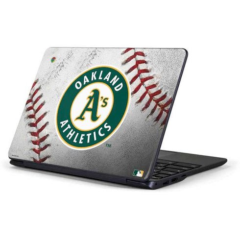 MLB Oakland Athletics Game Ball Samsung Chromebook Skin