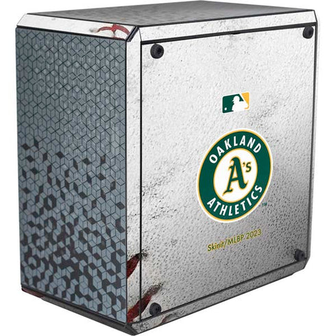 MLB Oakland Athletics Game Ball Cooler Master MasterBox Q300L Mini Tower Skin