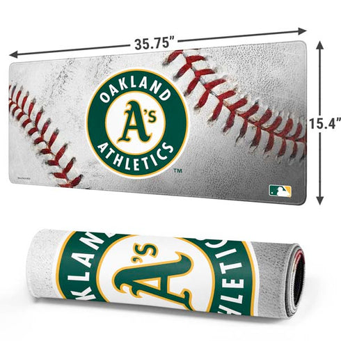 MLB Oakland Athletics Game Ball Gaming Mouse Pad