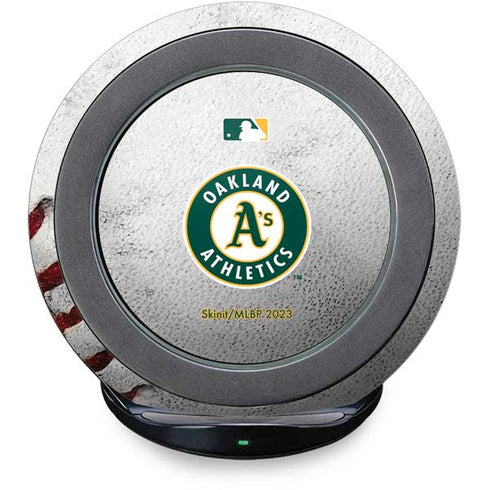 MLB Oakland Athletics Game Ball Fast Charge Wireless Charging Stand Skin