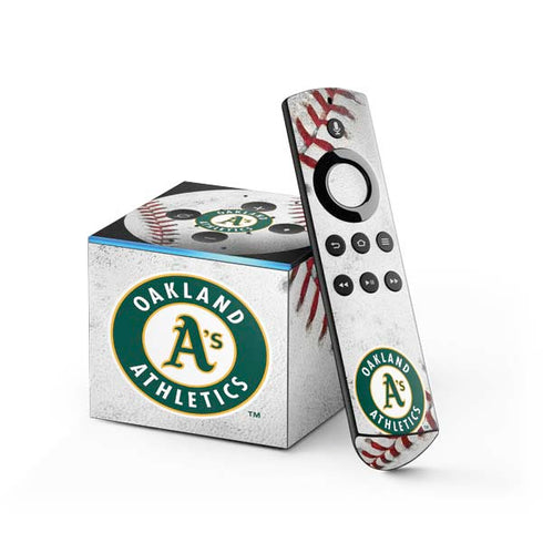 MLB Oakland Athletics Game Ball Fire TV Cube Skin