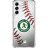 MLB Oakland Athletics Game Ball Galaxy A14 5G Clear Case