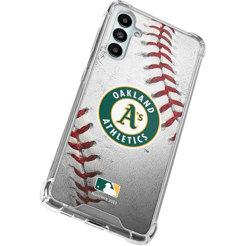 MLB Oakland Athletics Game Ball Galaxy A15 5G Clear Case