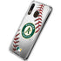 MLB Oakland Athletics Game Ball Galaxy A30 Clear Case