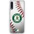 MLB Oakland Athletics Game Ball Galaxy A50 Clear Case