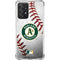 MLB Oakland Athletics Game Ball Galaxy A52 5G Clear Case