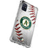 MLB Oakland Athletics Game Ball Galaxy A71 5G Clear Case