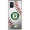 MLB Oakland Athletics Game Ball Galaxy A71 5G Clear Case