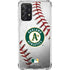 MLB Oakland Athletics Game Ball Galaxy A72 5G Clear Case