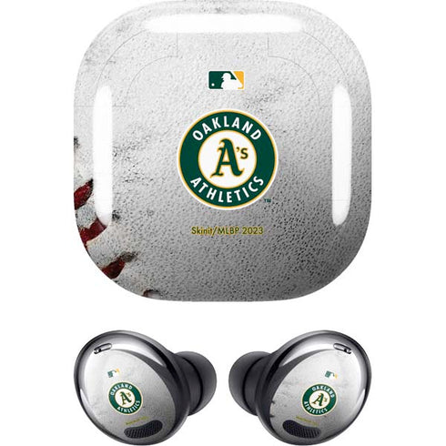 MLB Oakland Athletics Game Ball Galaxy Buds Pro Skin