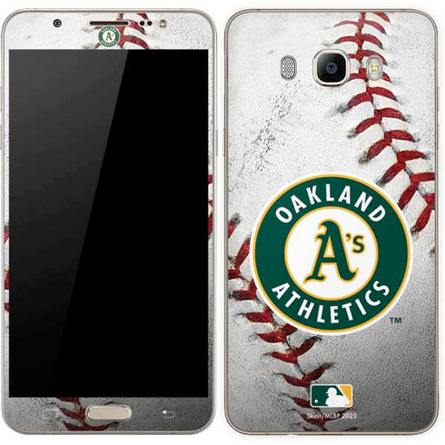 MLB Oakland Athletics Game Ball Galaxy J7 Skin