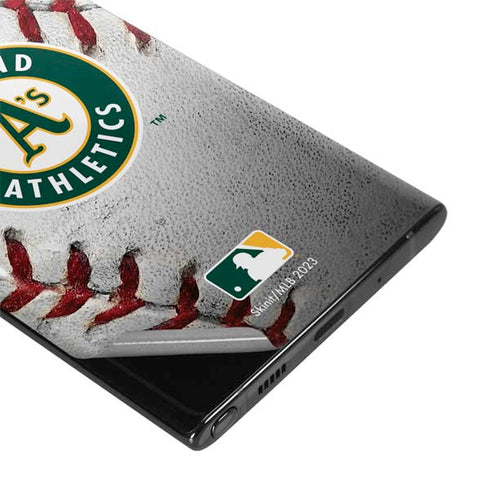 MLB Oakland Athletics Game Ball Galaxy Note 10 Plus Skin