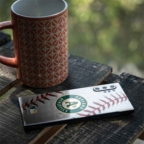 MLB Oakland Athletics Game Ball Galaxy Note 10 Plus Skin