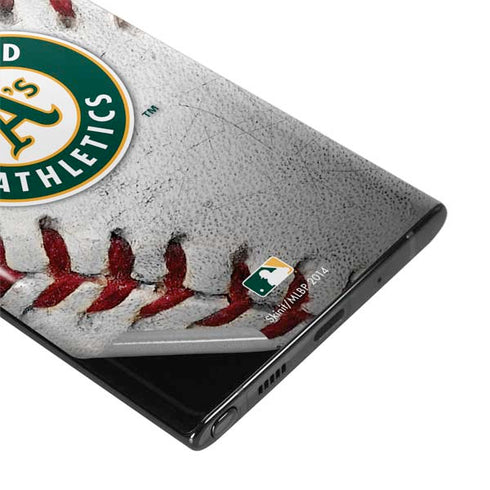 MLB Oakland Athletics Game Ball Galaxy Note 10 Skin
