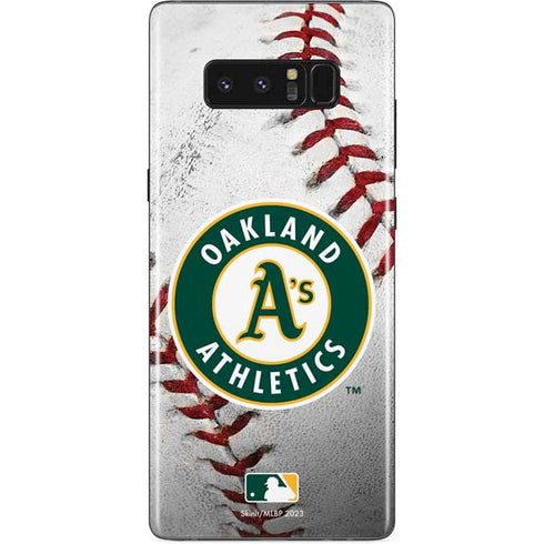 MLB Oakland Athletics Game Ball Galaxy Note 8 Skin