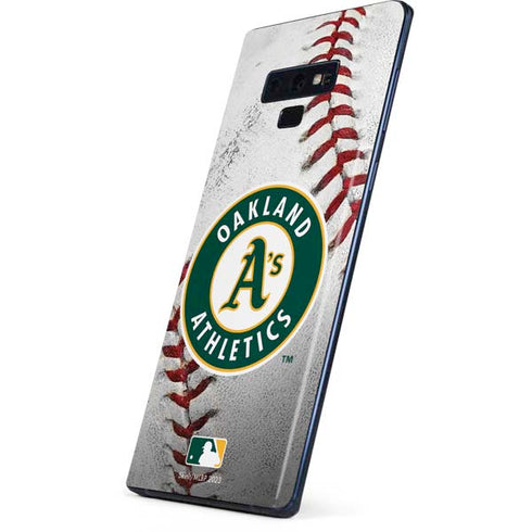 MLB Oakland Athletics Game Ball Galaxy Note 9 Skin