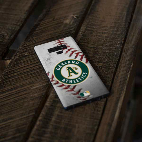 MLB Oakland Athletics Game Ball Galaxy Note 9 Skin
