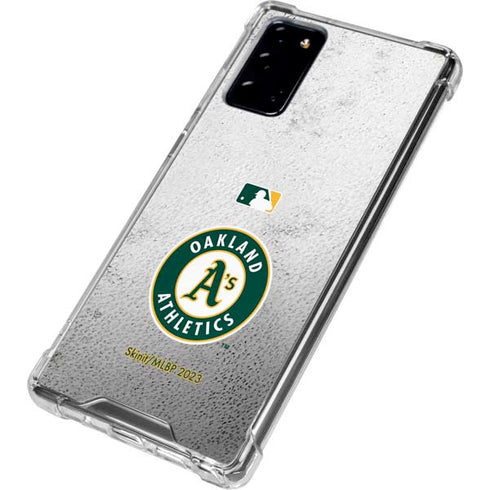 MLB Oakland Athletics Game Ball Galaxy Note20 5G Clear Case