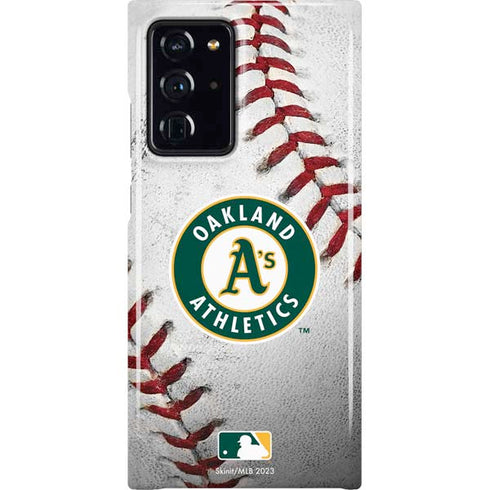 MLB Oakland Athletics Game Ball Galaxy Note20 Ultra 5G Lite Case