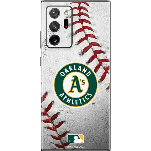 MLB Oakland Athletics Game Ball Galaxy Note20 Ultra 5G Skin