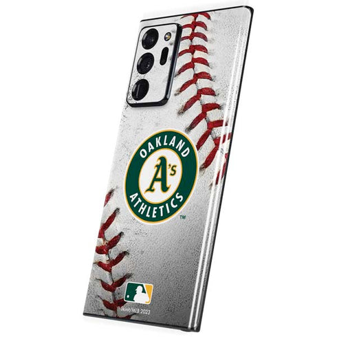 MLB Oakland Athletics Game Ball Galaxy Note20 Ultra 5G Skin