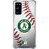 MLB Oakland Athletics Game Ball Galaxy S20 FE Clear Case