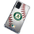 MLB Oakland Athletics Game Ball Galaxy S20 FE Clear Case