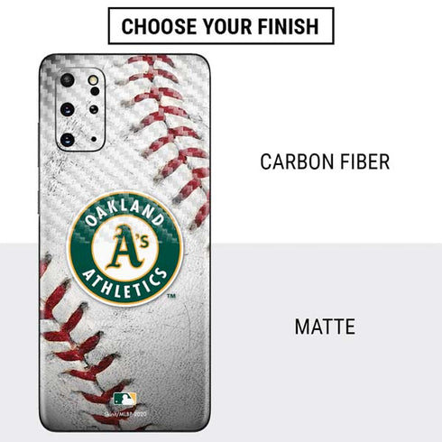 MLB Oakland Athletics Game Ball Galaxy S20 Plus Skin